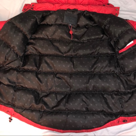 True Religion Red Winter Jacket - Picture 3 of 6